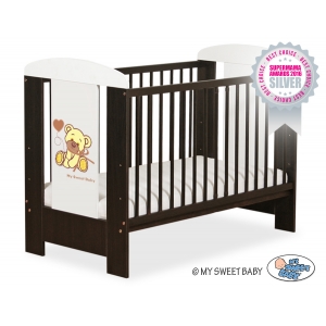 Babybett 60x120 Bär mit Schleife