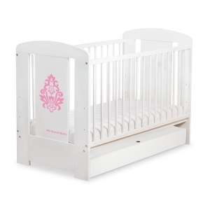 Babybett mit Schublade 60x120 Glamour