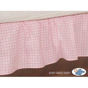 Fest gefaltete Rüsche für Kinderbett 140cm