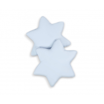 2tlg Kissen-Set - blau  für Babybett für Geflochtene Bettschlange