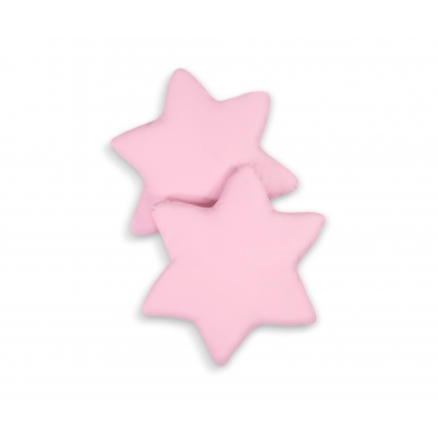 2tlg Kissen-Set - rosa für Babybett oder Babyzimmer