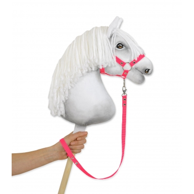 Anbindestrick für Hobbyhorse - neon pink