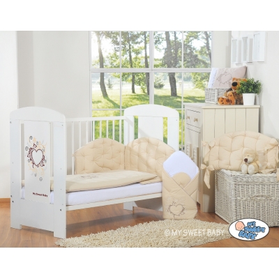 Baby Bettwäsche Set für Babybett 3-tlg - Chic beige