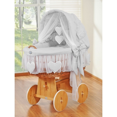Baby Bollerowagen mit 4-tlg Bezug Set