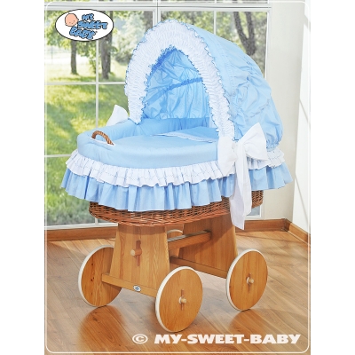 Baby Bollerwagen mit Haube - Bellamy blau