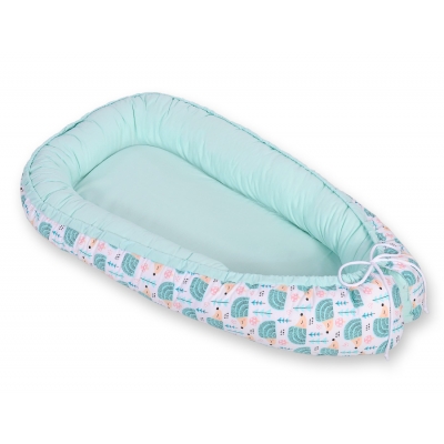 Baby Nestchen - Igel mint
