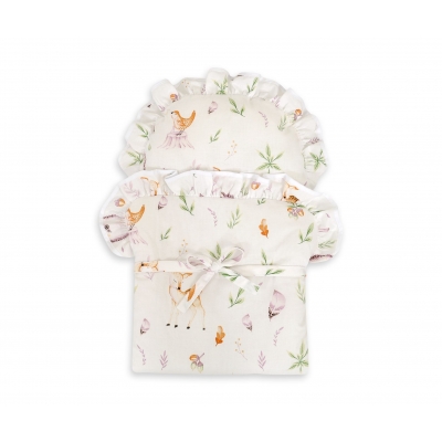 Baby-Puppen-Wickeltuch - Wald Delikatesse