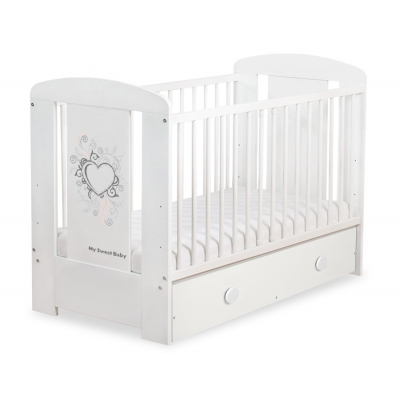 Babybett 120x60cm Chic mit Schublade MAXI 42