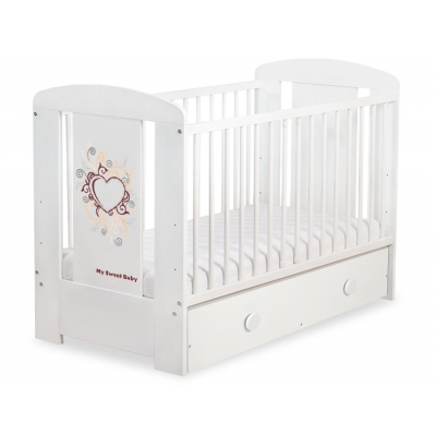 Babybett 120x60cm Chic mit Schublade MAXI 43