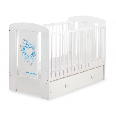 Babybett 120x60cm Chic mit Schublade MAXI 45