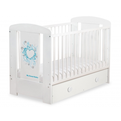 Babybett 120x60cm Chic mit Schublade MAXI 46
