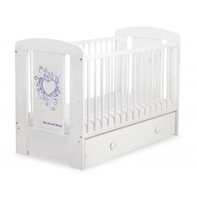 Babybett 120x60cm Chic mit Schublade MAXI 47