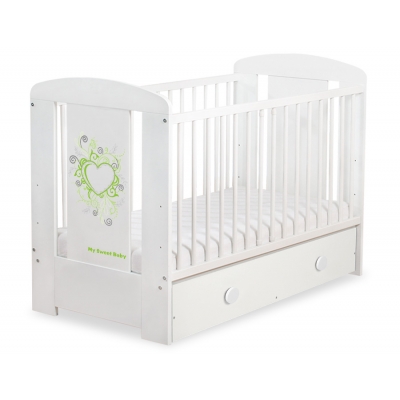 Babybett 120x60cm Chic mit Schublade MAXI 48