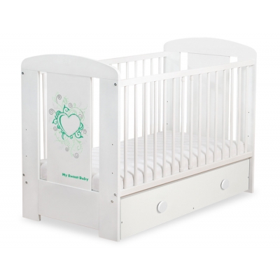 Babybett 120x60cm Chic mit Schublade MAXI 50