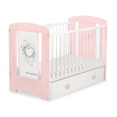 Babybett 120x60cm Chic mit Schublade MAXI 51