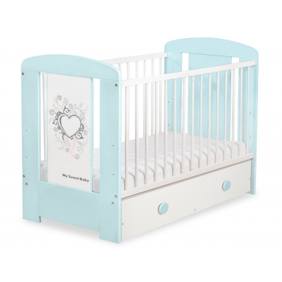 Babybett 120x60cm Chic mit Schublade MAXI 54