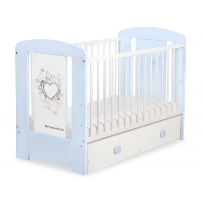 Babybett 120x60cm Chic mit Schublade MAXI 56