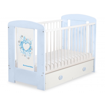 Babybett 120x60cm Chic mit Schublade MAXI 57