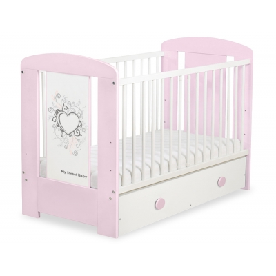 Babybett 120x60cm Chic mit Schublade MAXI 60