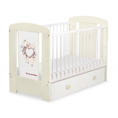 Babybett 120x60cm Chic mit Schublade MAXI 64