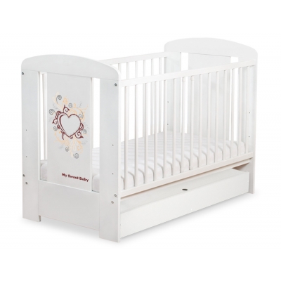 Babybett 120x60cm Chic mit Schublade STANDARD 21