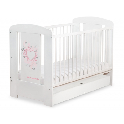 Babybett 120x60cm Chic mit Schublade STANDARD 22