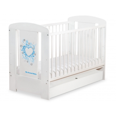 Babybett 120x60cm Chic mit Schublade STANDARD 23