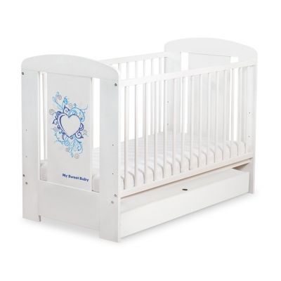 Babybett 120x60cm Chic mit Schublade STANDARD 27