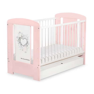 Babybett 120x60cm Chic mit Schublade STANDARD 29