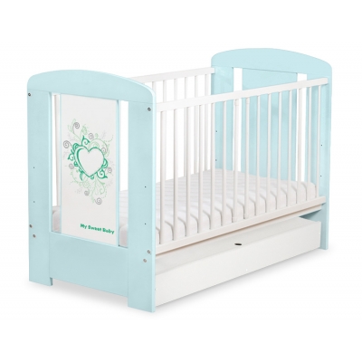 Babybett 120x60cm Chic mit Schublade STANDARD 32