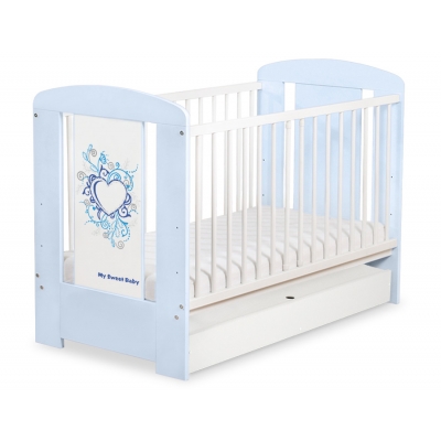 Babybett 120x60cm Chic mit Schublade STANDARD 35