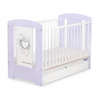Babybett 120x60cm Chic mit Schublade STANDARD 39