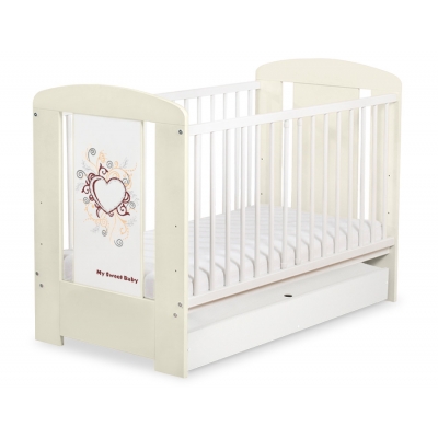 Babybett 120x60cm Chic mit Schublade STANDARD 41