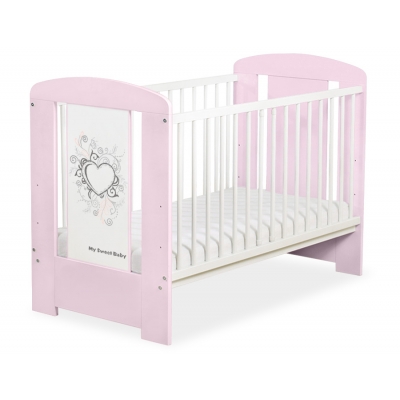 Babybett Rosa 120x60cm Chic Pink