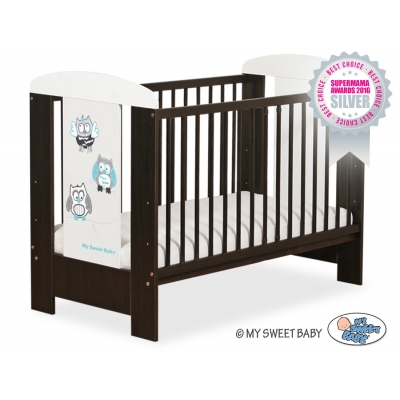 Babybett 120x60cm Eulen 5017-04-431