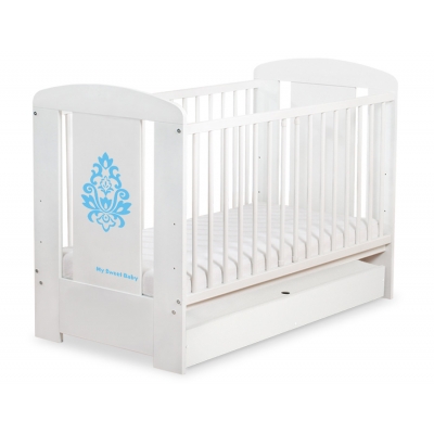 Babybett 120x60cm Glamour mit Schublade STANDARD 2