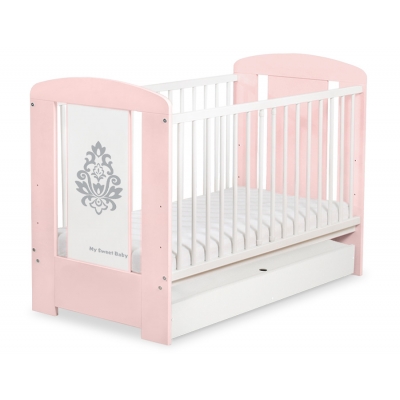 Babybett 120x60cm Glamour mit Schublade STANDARD 3