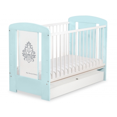 Babybett 120x60cm Glamour mit Schublade STANDARD 4