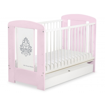 Babybett 120x60cm Glamour mit Schublade STANDARD 8