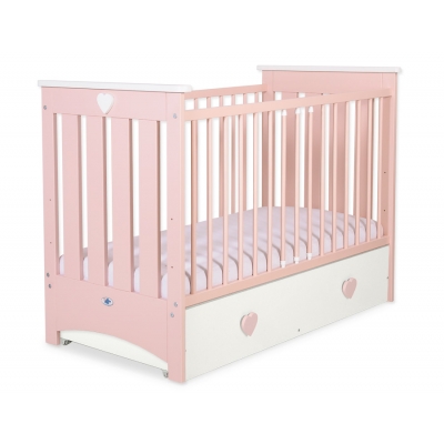Babybett 120x60cm Lorenzo III mit Schublade MAXI