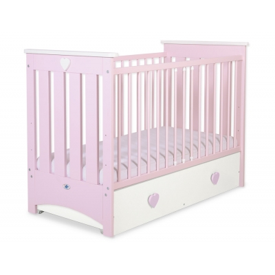Babybett 120x60cm Lorenzo III mit Schublade MAXI
