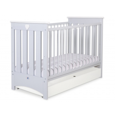 Babybett 120x60cm Lorenzo III mit Schublade STANDARD