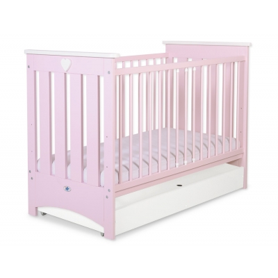 Babybett 120x60cm Lorenzo III mit Schublade STANDARD