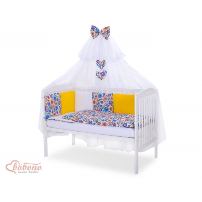 Babybett Bettwäsche-Set 11-tlg mit Moskitonetz - Set 10