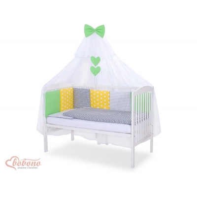 Babybett Bettwäsche-Set 11-tlg mit Moskitonetz - Set 8