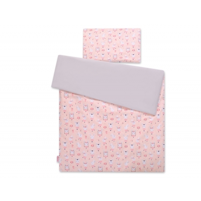 Babybett Bettwäsche Set 2-tlg -  Ballerinen rosa