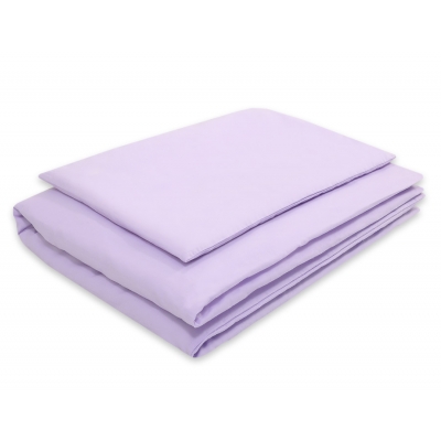 Babybett Bettwäsche Set 2-tlg - Hängende Herzen lila