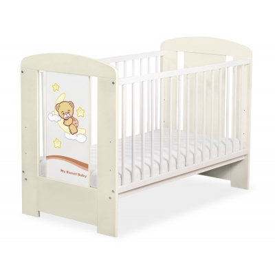 Babybett Creme 120x60cm Gute Nacht