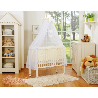 Babybett 40x90 cm mit Bettwäsche Set