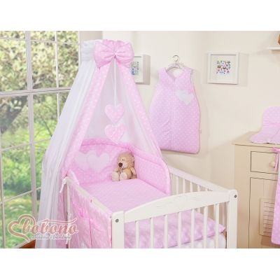 Betthimmel Baby Rosa Punktmuser